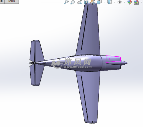 falco飞机模型图 - 航空航天图纸 - 沐风网